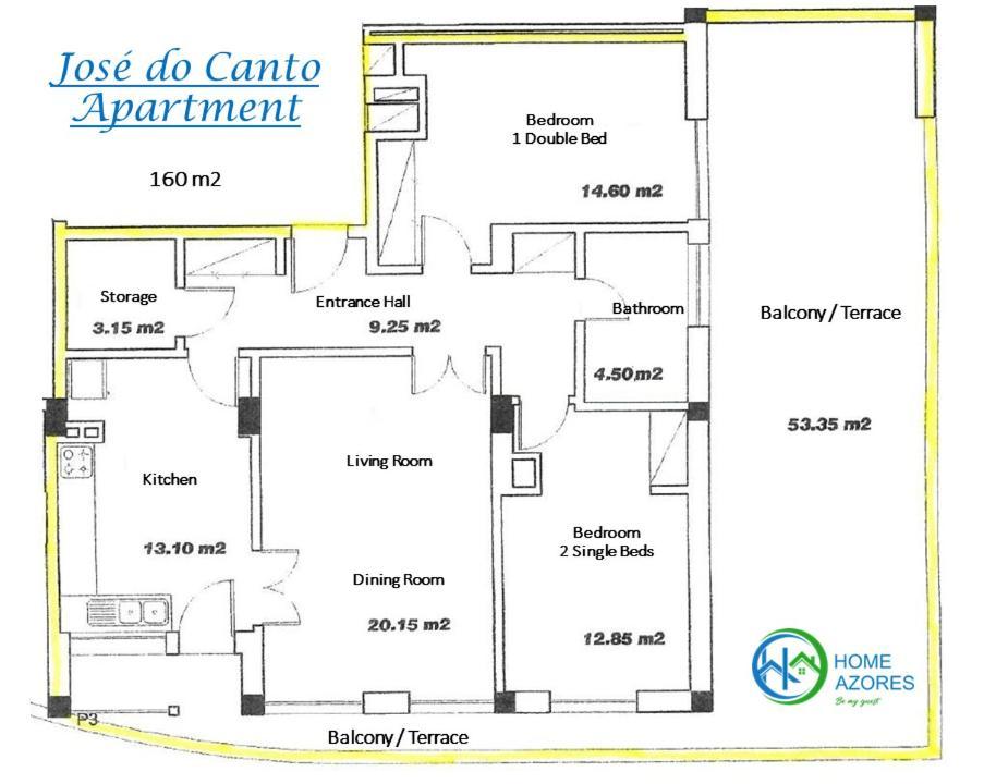 Home Azores - Jose Do Canto Apartment 蓬塔德尔加达 外观 照片